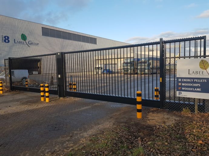 combinatie schuifpoort